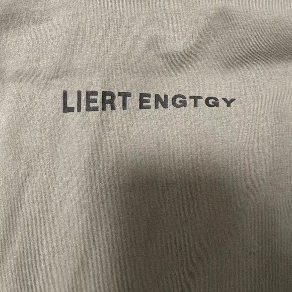 Other - Boys printed letter T-shirt dark green